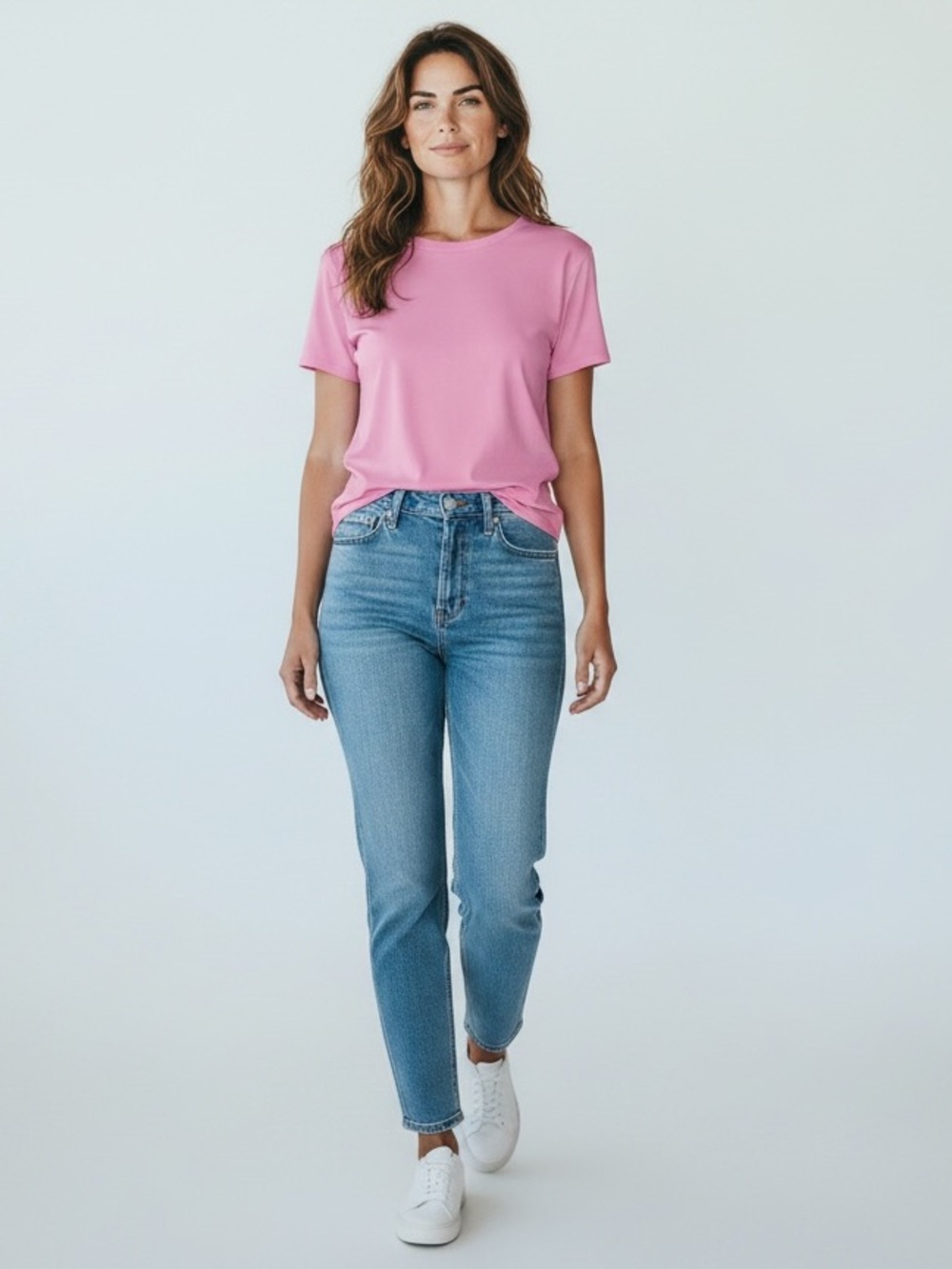 Grey Lab / Pink T / Sz L